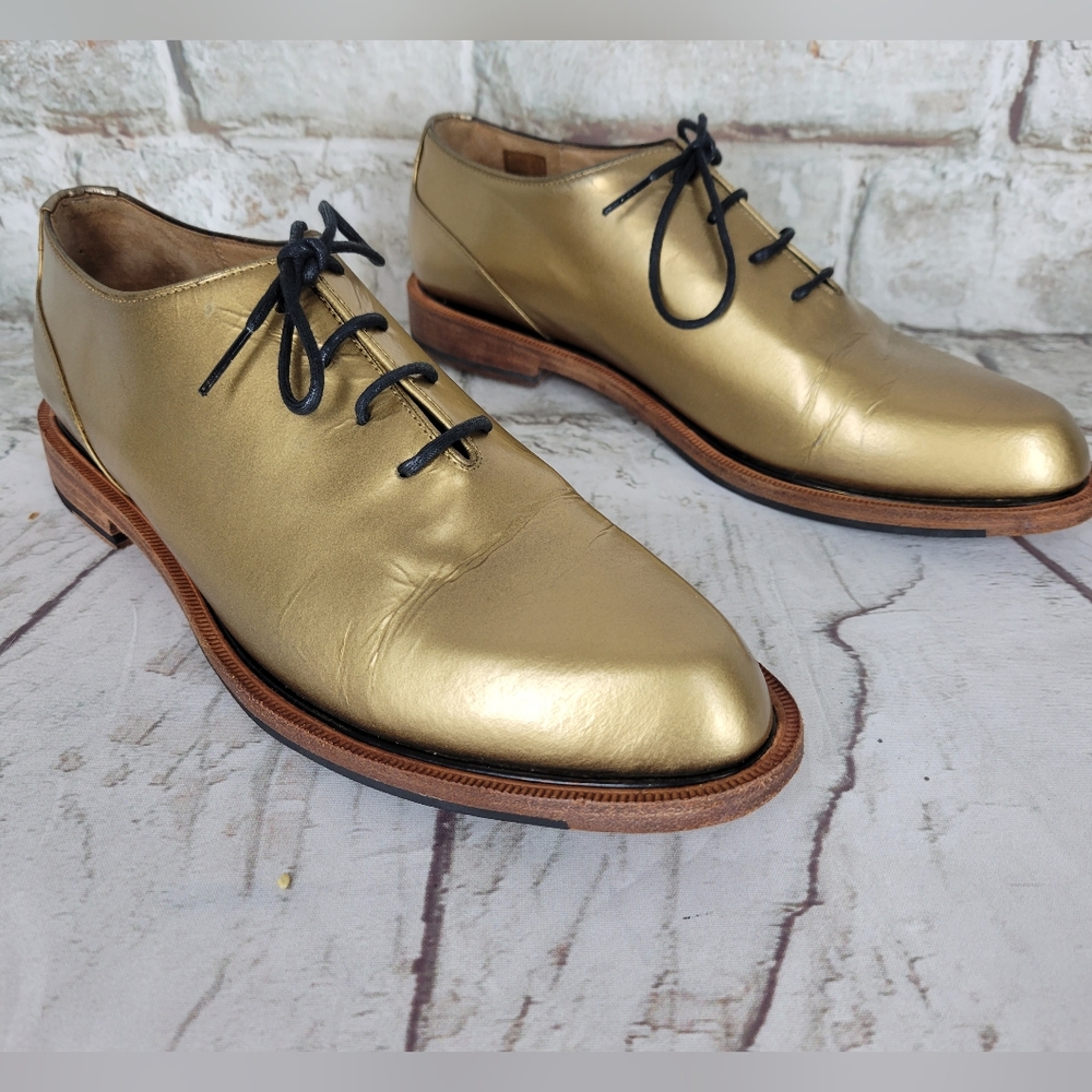 Fluevog Metallic Gold Modvogs Mariella 8